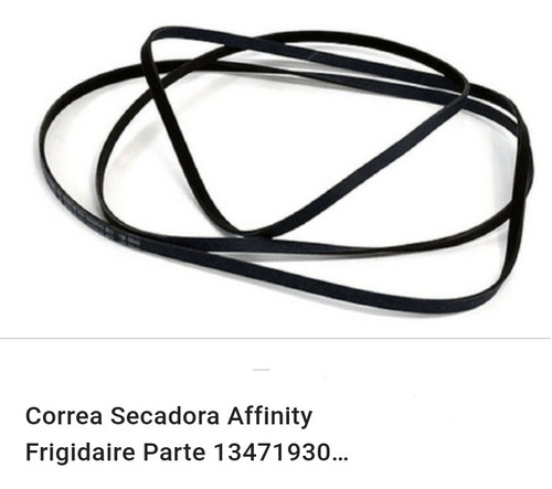 Correa Original Secadora Affinity Frigidaire 4 Canales 