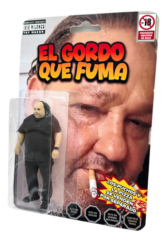 El Gordo Que Fuma Figura Muñeco Coleccionable Argentina