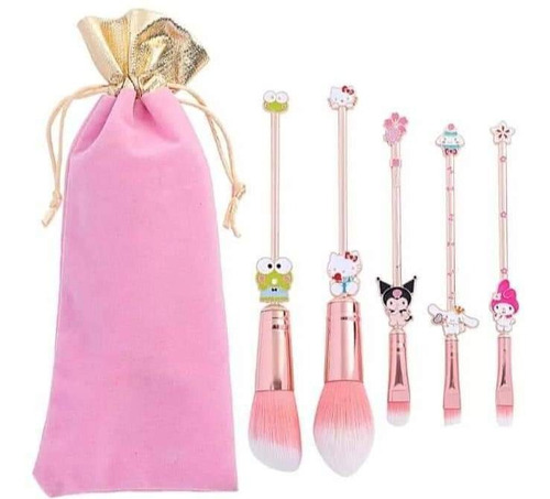 Brochas Para Maquillaje Hello Kitty, Sanrio