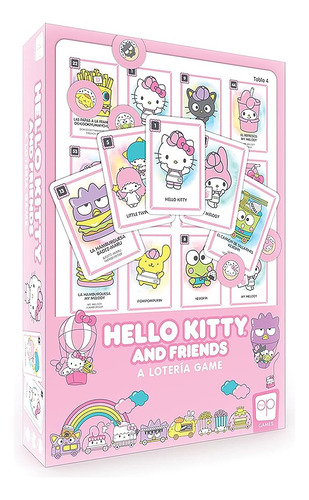 Hello Kitty Y Amigos| Tradicional Juego De Azar De La Loterí