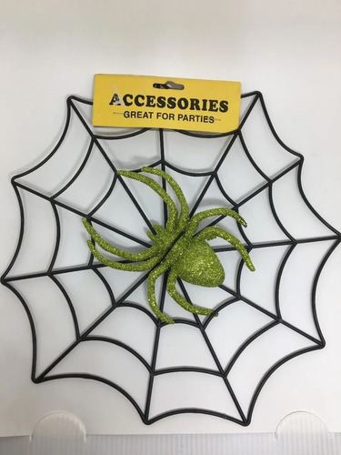 Imagem 1 de 2 de Kit 18 Peças Teia De Aranha Halloween