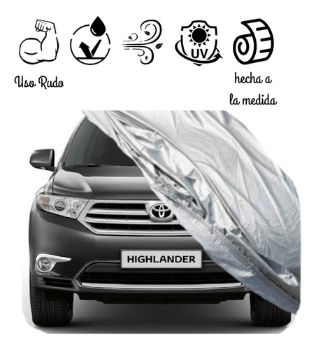 Cover / Lona / Cubre Camioneta Toyota Highlander 2013