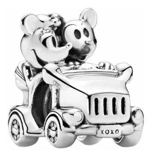 Charm Mickey Minnie Carro Compatible Con Pandor Regalo Amor