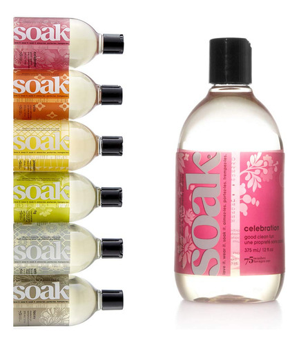 Soak S07-6g Soak Wash Rinse, 12-ounce, Celebration