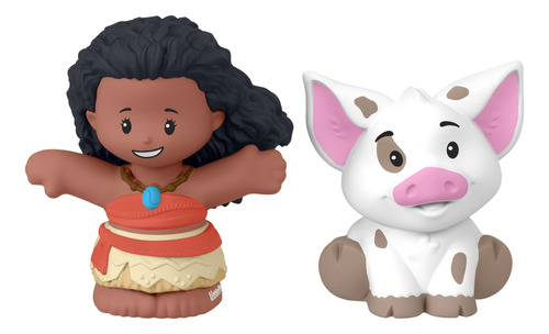 Set De Figuras Fisher-price Little People Princess Moana Con