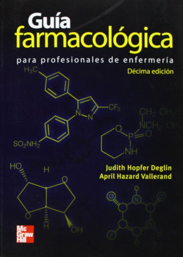 Libro Guía Farmacológica De Judith Hopfer Deglin, April Haza