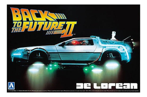 Aoshima Model Kit Volver Al Futuro 2 Delorean