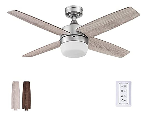 Prominence Home 51468-01 Atlas Ceiling Fan, 44, Pewter