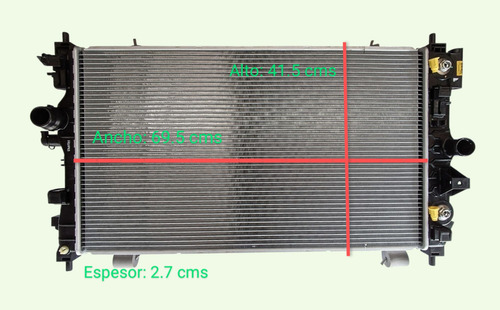 Radiador Agua T/ Automatica Cruze 2011/18. Gm Orig. 13336889
