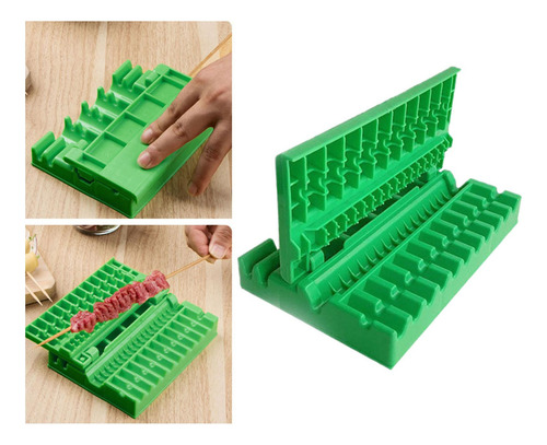 Brochetas Para El Hogar, Máquina Para Hacer Kebab, Verde