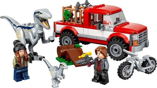 Imagen 3 de 5 de Lego Jurassic World - Captura De Los Velocirraptores (76946)