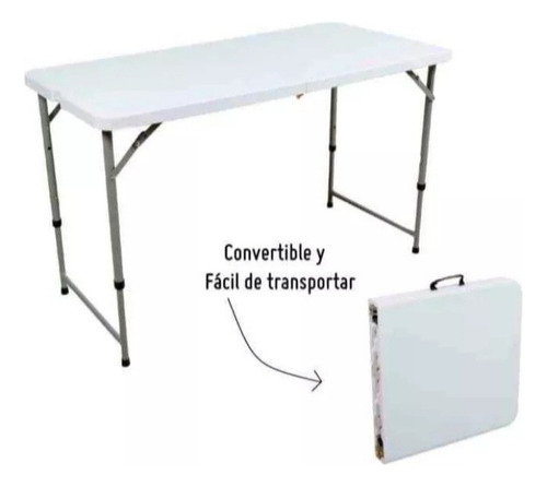 Mesa Plegable De 1,80 Mt X 0,76 Cmts Camping
