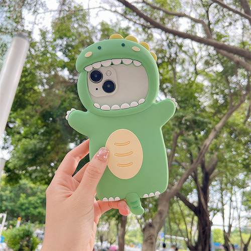 Dinosaurio De Dibujos Animados Funda De Silicona 11,12,13,14