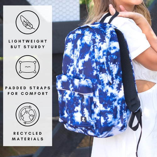 Mochila Escolar Fenrici Color Azul Para Computadora
