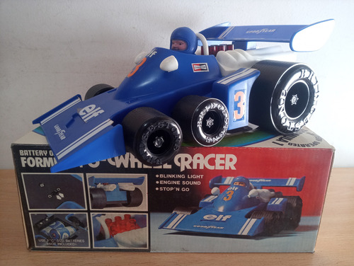 Auto Formula 1 Tyrrell 6 Ruedas Juguete Antiguo Funciona