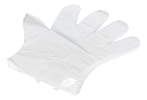 . Guantes Desechables De Plástico Pe Espesado Transparente