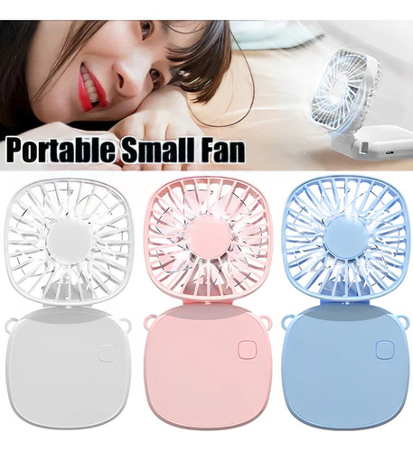 Mini Ventilador Portátil Recargable Práctico Liviano