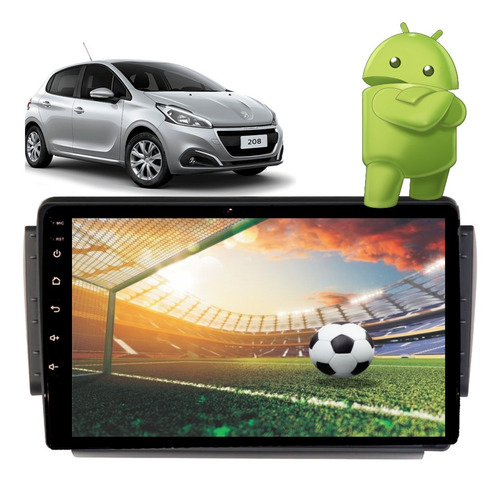 Kit Multimídia Peugeot 208 15 À 21 Android 10  Gps+câm.ré