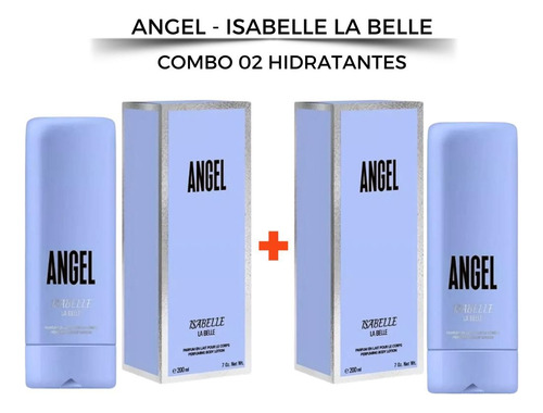 Creme Masculino Angel De 400ml Hidratante Isabelle La Belle Baunilha