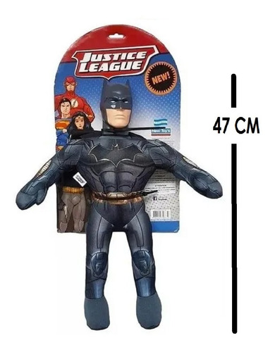 Imagen 2 de 4 de Peluche Batman Soft New Toys Playking