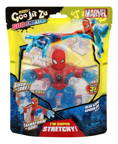 Spider-man Heroes De Goo Jit Zu Marvel Bandai Estirable New