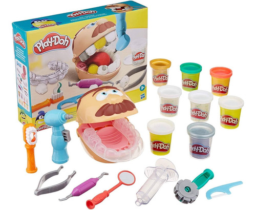 Set De Juego Dentista Play Doh Plastilina P/ Niños +3