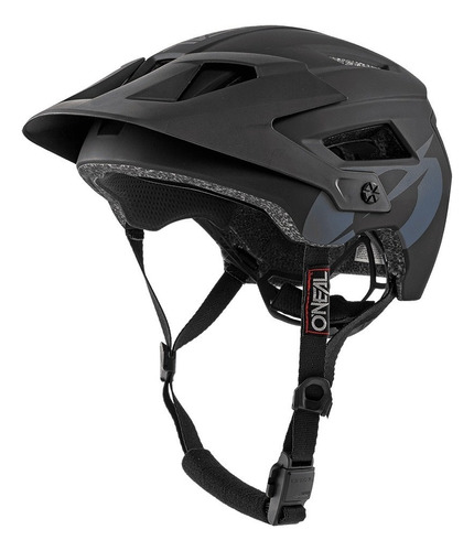 Casco Oneal Nova Defender Negro/ Gris Bici Downhill Mtb Color Negro Talla L/xl