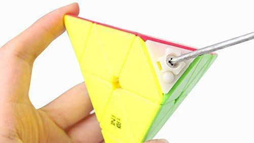 Cuberspeed ??qiming Pirámide Cubo Mágico Sin Pegatinas Mofan