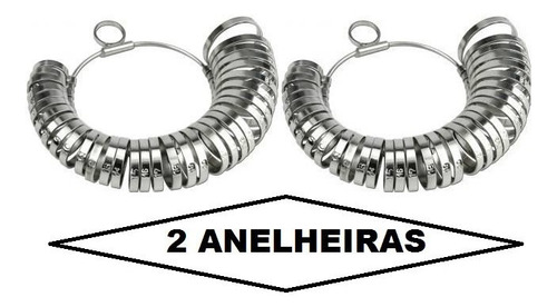 2 Anelheiras De Metal - Original - 