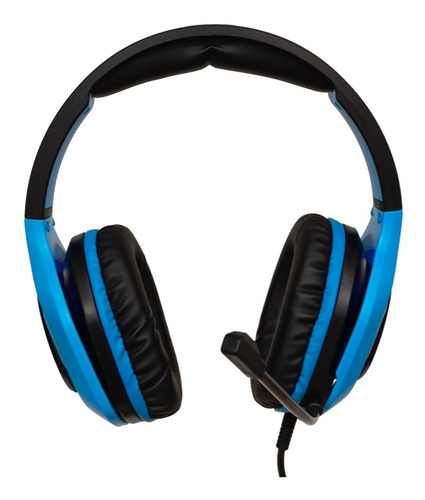 Headset Gamer Com Fio Usb P2 Preto E Azul Tedge