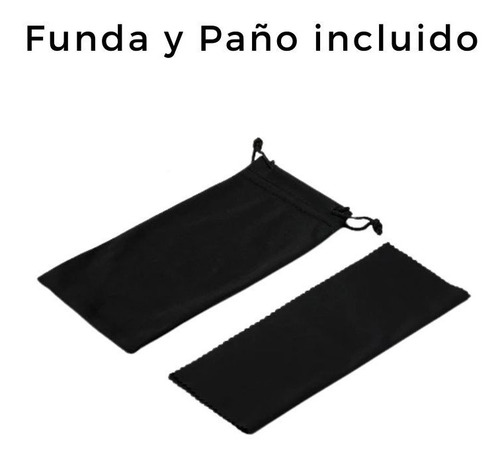Imagen 4 de 4 de Lentes De Sol Luricci - Retro Cat Eye + Funda + Paño