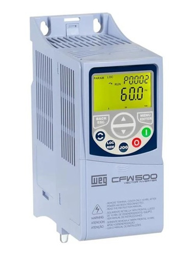 Inversor De Frequência Weg Cfw500 1cv 220v 4,3a Mono/tri G2