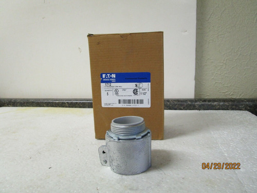 Qty (5) Eaton Crouse Hinds 1-1/2  Mi Squeeze Connector I Mmf