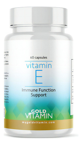 Suplemento En Capsulas Vitamina E Antioxidante Gold Vitamin 60 Capsulas