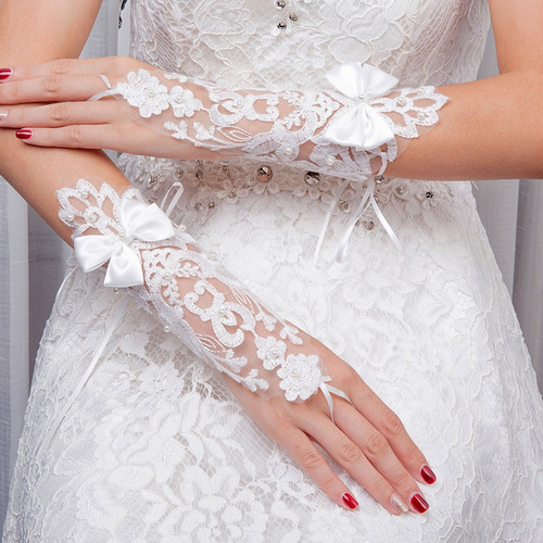 Boda De Encaje De Encaje Vestido De Lazo Novia De Encaje Gua
