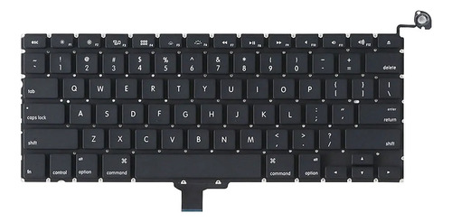 Teclado APA1278US Para Macbook Pro 13 A1278 Ingles Cor Preto