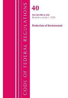 Libro Code Of Federal Regulations, Title 40: Part 60, (se...