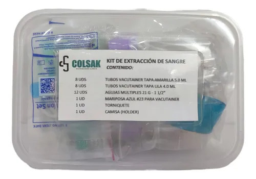 Kit De Extracción De Sangre Para Estudiantes De Salud