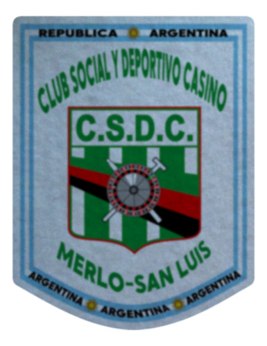 Parche Coleccion Club Casino Merlo San Luis