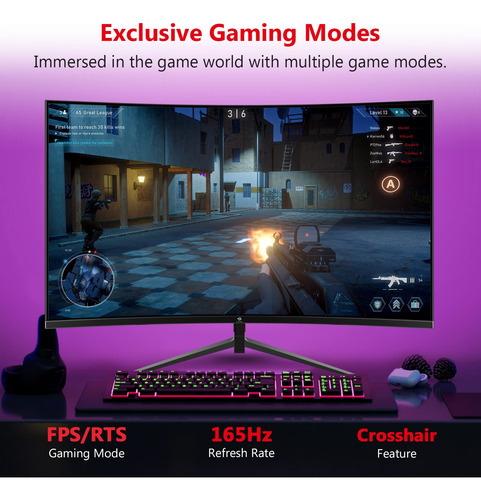Z-edge Monitor Curvo 27 Pulgadas 2560x1440 165hz Mmg
