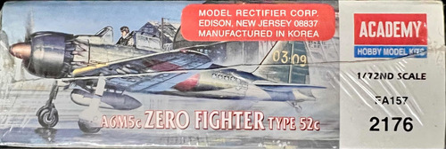 A6m5c Mitsubishi Zero Fighter Academy 1/72