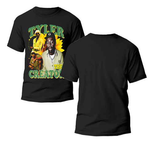 Playera Negra Estampado De Tyler The Creator 100% Algodón 13