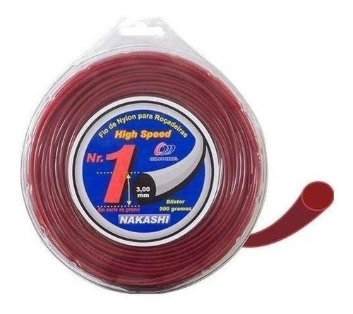 Blister Fio Nylon Redondo 3 Mm X 60 Para M Roçadeiras