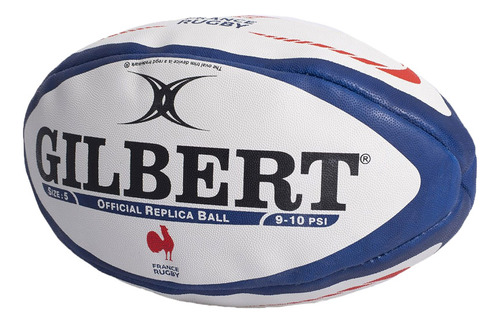 Pelota De Rugby Gilbert Paises Oficial Replica Nº5 Bco/azo