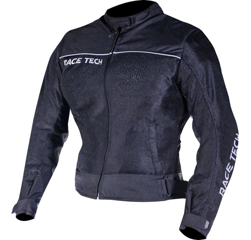 Jaqueta Feminina Verão Calor Race Tech Fast Air Lady Preto