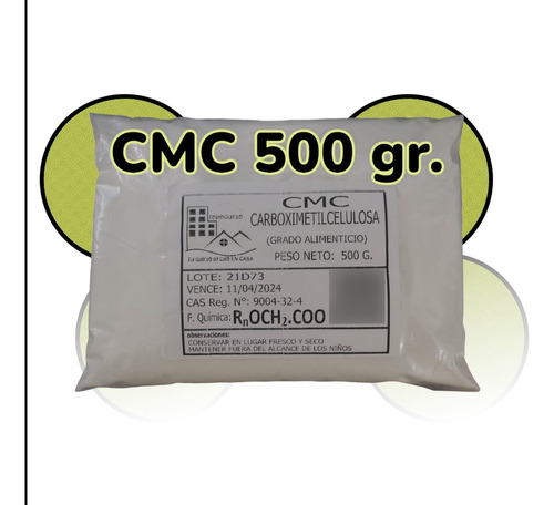 Cmc - Carboximetilcelulosa 500g (grado Alimenticio)