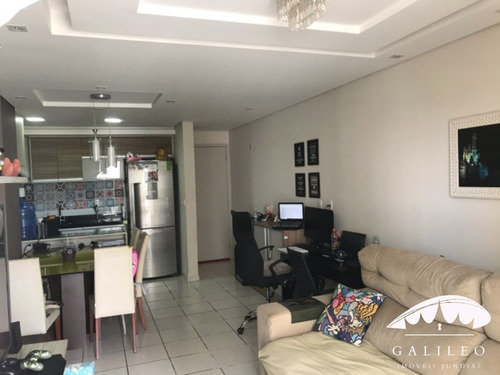 Imagem 2 de 8 de Vende-se Lindo Apartamento Todo Planejado -sol Da Manhã -2 Dormitórios -sala 2 Ambientes -varanda -1 Vaga- Cond. Jardim Conquista -jundiaí - Ap01752 - 68968912