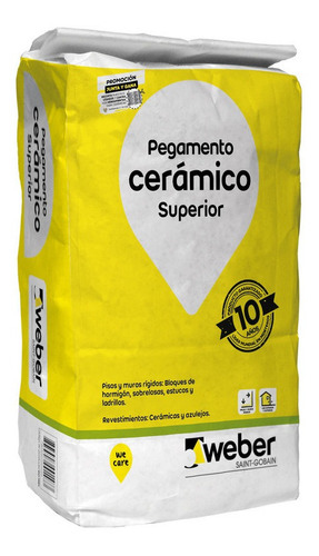Pegamento Adhesivo Polvo Ceramica 25 Kg