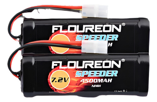 Nuevo 7.2v 4500mah Ni-mh Batería Paquete Plano Mujer-tamiya 