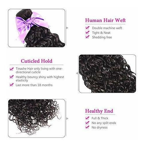 Aatifa Water Wave Lace Frontal With Bundles Ear To 2m72h
